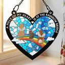 A Piece Of My Heart - Personalized Window Hanging Suncatcher Ornament
