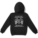 Custom Photo My Dad Is My Guardian Angel Memorial - Personalized T Shirt