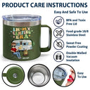 In My Camping Era - Personalized 14oz Stainless Steel Tumbler With Handle