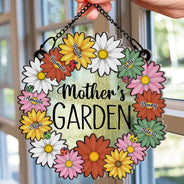 Nana's Garden - Personalized Window Hanging Suncatcher Ornament