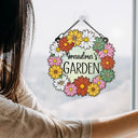 Nana's Garden - Personalized Window Hanging Suncatcher Ornament