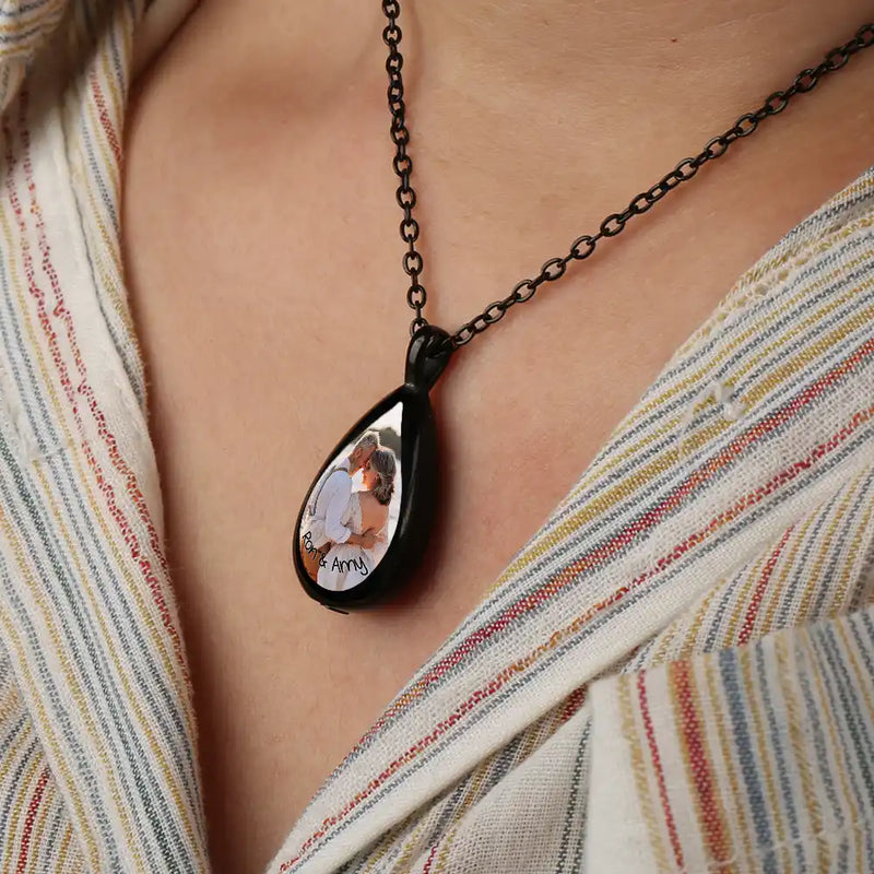 Custom Photo Till Death Do Us Part - Personalized Keepsake Necklace