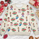 Custom Photo Best Mom Ever Funny Kids Christmas - Personalized Unisex Ugly Sweater