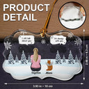 Pet Lovers, Memorial - I Miss You Memorial Dog Cat - Personalized Medallion Glass Ornament