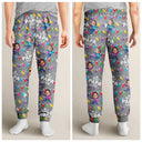 Family - Custom Photo Funny Kids Best Dad Grandpa Ever Christmas Light - Personalized Pajama Pants