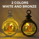 Pet Lovers, Dog Lovers, Cat Lovers, Memorial - Custom Photo Pet Face Dog Cat Memorial - Personalized Candlelight Lantern Ornament