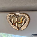 Sad,Family,Parents,Gift For Grandparents,Gift For Sibling,Memorial - Memorial Bird I'm Always With You - Personalized Custom Shaped Car Visor Clip
