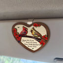 Family, Parents, Gift For Grandparents, Gift For Sibling - Memorial I'm Always With You - Personalized Custom Shaped Car Visor Clip