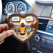 Pet Lovers, Cat Lovers, Dog Lovers, Dog Dad, Dog Mom - I Miss You Memorial Dog Cat - Personalized Custom Shaped Car Visor Clip