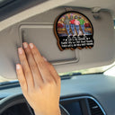 Gift For Bestie, Gifts For Colleagues, Old Best friends - We'll Be Friends Until We're Old And Senile Bestie - Personalized Custom Shaped Car Visor Clip
