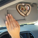 Family, Parents, Gift For Grandparents, Gift For Sibling, Memorial - Custom Photo Memorial Bird I'm Always With You - Personalized Custom Shaped Car Visor Clip
