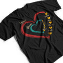 Gift For Grandma,Love,Gift For Mother,Gift For Wife - Mom Grandma Sweethearts Retro - Personalized T Shirt