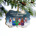 Best Friends No Greater Gift Than Friendship - Christmas Gift For BFF - Personalized Custom Wooden Ornament