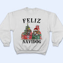 Feliz Navidog - Christmas Gift - Dog Lover Gift - Personalized Custom T Shirt