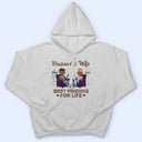 Husband Wife Best Friends For Life - Couple Gift - Personalized Custom T Shirt