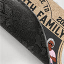 There's Like A Lot Of Kids In Here Couple Parents And Children - Family Gift - Personalized Custom Doormat