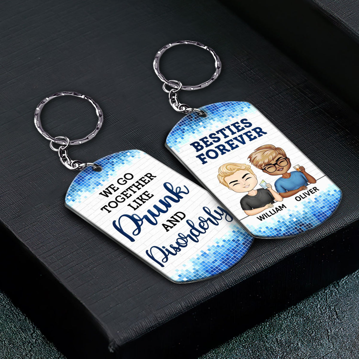 If I Had To Hide A Body - Funny, Anniversary, Birthday Gifts For Besties, Colleagues, Siblings - Personalized Aluminum Keychain