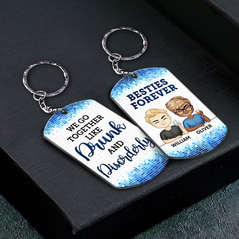 If I Had To Hide A Body - Funny, Anniversary, Birthday Gifts For Besties, Colleagues, Siblings - Personalized Aluminum Keychain