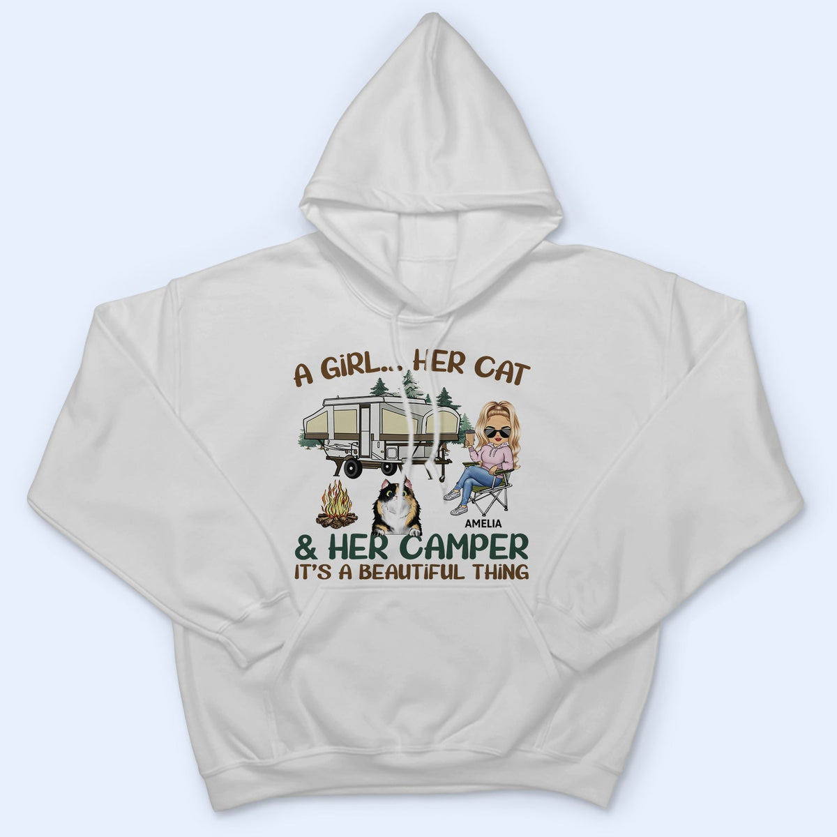 It's A Beautiful Thing - Camping Gift For Dog Lovers, Cat Lovers - Personalized T Shirt