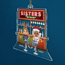 Partners In Crime Party Chibi - Christmas Gifts For Besties, Friends - Personalized Cutout Acrylic Ornament