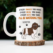 Every Snack You Make Walking Dog Cat - Funny Gift For Dog Lovers, Cat Lovers - Personalized Mug