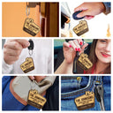Adventuring Together - Funny, Loving Gifts For Camping Lovers - Personalized Wooden Keychain