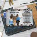 Whisper Back I Am The Storm - Gift For Daughters From Mom - Personalized Aluminum Wallet Card
