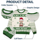 Christmas Siblings I Make The Rules - Gift For Siblings - Personalized Unisex Ugly Sweater