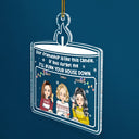 Christmas Cartoon Our Friendship Is Like This Candle - Gift For Bestie - Personalized Custom Shaped Acrylic Ornament