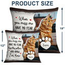Custom Photo Have No Fear Hug This Pillow - Memorial Gift - Personalized Pillow