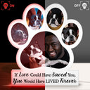 Custom Photo You Were My Favorite Hello And My Hardest Goodbye - Memorial Gift For Pet Lovers, Dog Mom, Dog Dad, Cat Mom, Cat Dad - Personalized Custom Shaped Photo Light Box