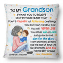 Grandma Mother You're Capable Of Achieving Anything - Gift For Granddaughter, Grandson, Kids - Personalized Pillow