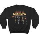 Fishing Hooked On Dad, Grandpa - Gift For Father, Grandfather - Personalized T Shirt