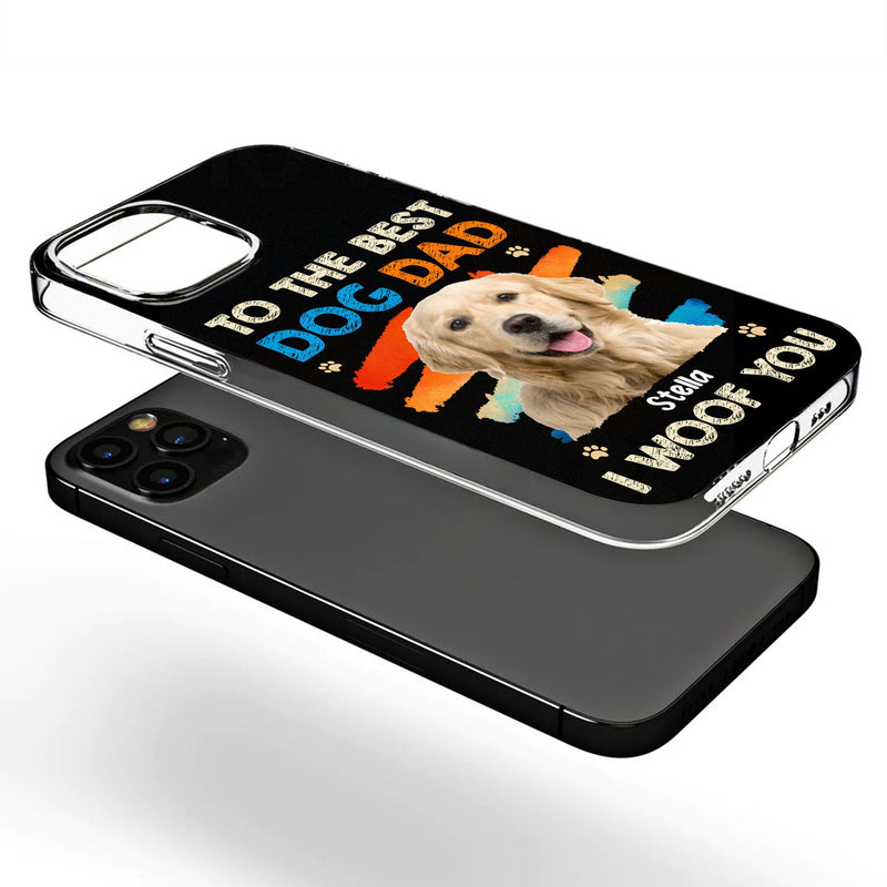 Custom Photo To The Best Cat Dog Mom Dad - Gift For Pet Mom, Pet Dad, Pet Lovers - Personalized Clear Phone Case