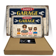 Dad's Grandpa's Garage - Personalized Classic Metal Signs
