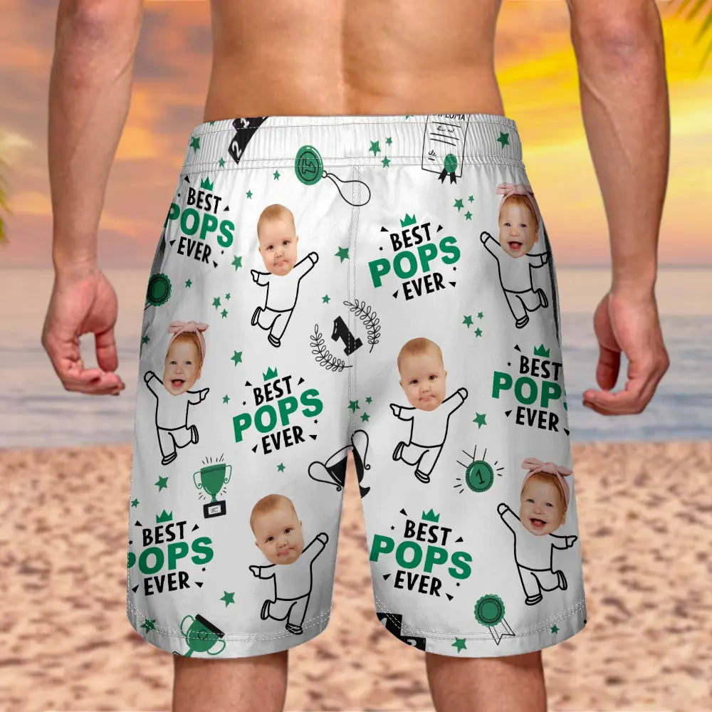 Custom Photo Kids Dancing - Personalized Unisex Beach Shorts