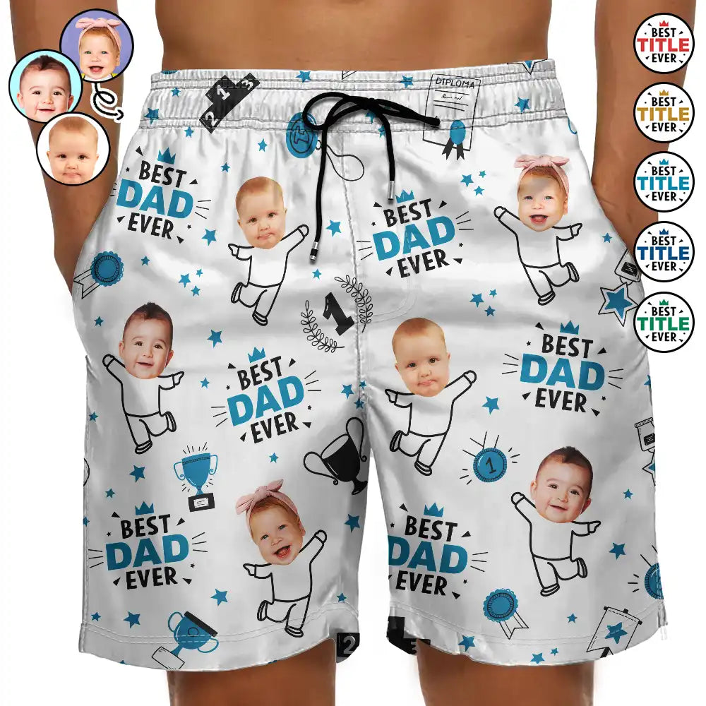 Custom Photo Kids Dancing - Personalized Unisex Beach Shorts