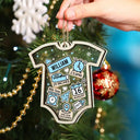 Baby First Christmas - Personalized 2-Layered Mix Ornament