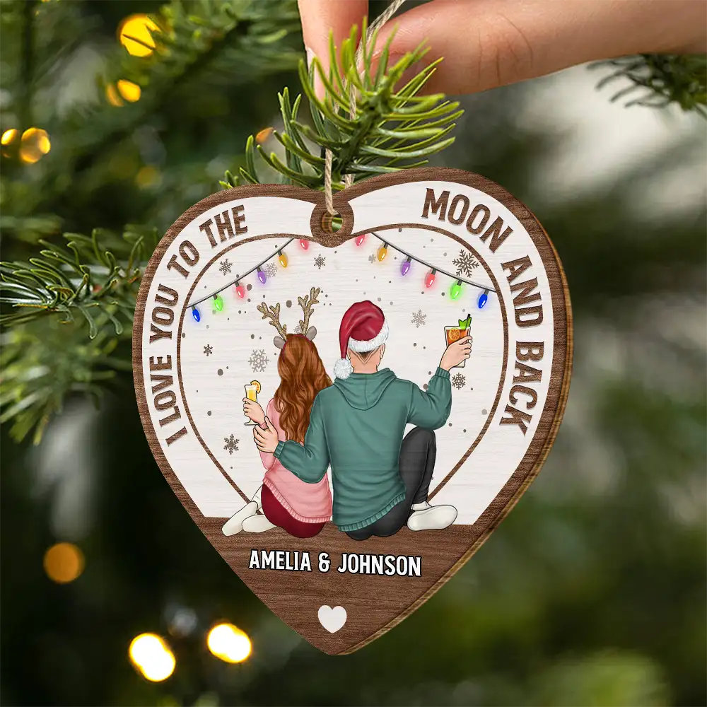 You Are By Far My Favorite - Personalized Custom Shaped Wooden Ornament