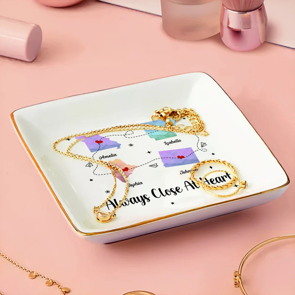 I Miss Your Face - Personalized Ring Dish