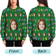 Gift For Women, Gift For Men - Custom Photo This Is My Ugly Sweater - Personalized Unisex Ugly Sweater