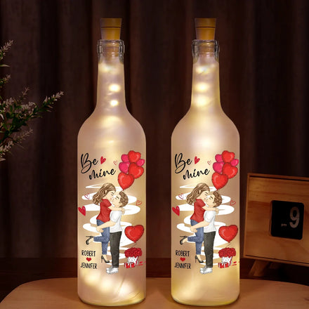 Couple Be Mine - Personalized Bottle Light