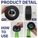 Daddy's Dream Team - Personalized Hockey Puck Bottle Opener