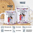 Gift For Bestie,Gifts For Colleagues,Gift For Sisters,Funny,Gift For Sibling -No One Will Ever Be As Entertained By Us As Us Backside Bestie - Personalized White Edge-to-Edge Mug