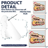 Christmas,Gift For Men,Gift For Yourself,Gifts For Him,Guitar,Happy,Icon,Music - Christmas Gift For Guitar Lovers - Personalized Guitar Case Acrylic Ornament