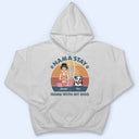 Nama'stay Home With My Dog - Dog Lover Gift - Personalized Custom T Shirt