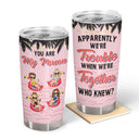 Beach Best Friend Apparently We're Trouble When We're Together - Gift For Bestie - Personalized Custom Tumbler
