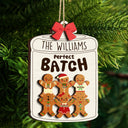 Grandma Grandpa Mom Dad Perfect Patch - Gift For Mom, Dad, Grandparents - Personalized 2-Layered Wooden Ornament
