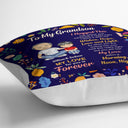 To My Granddaughter - Gift For Granddaughter, Grandparents Gift - Personalized Pillow
