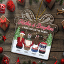 Mother Daughters A Bond That Can't Be Broken - Christmas, Gift For Mom - Personalized Custom Shaped Acrylic Ornament
